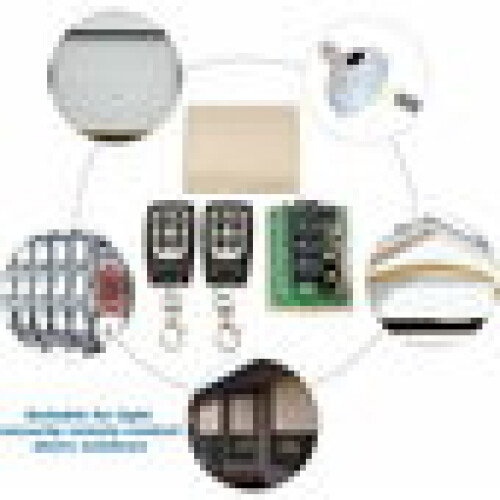 Relè RF a lungo raggio con telecomando wireless a 4 canali da 433 MHz e 12 V.