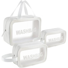 Blue Dream Trousse de Toilette Transparante Femme Trousse de Ma