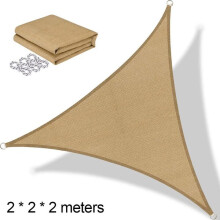 Parasol triangulaire, parasol de jardin, terrasse, ombrage de piscine, chauve