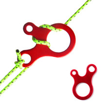 5 Stück/Lot Outdoor-Campingzelt-Fallschirmseil aus Aluminium