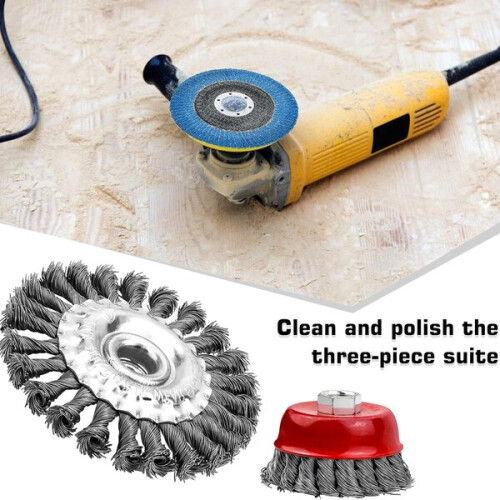 Βούρτσα τρυπανιού σύρματος Hetang Yuese Parts, κωνική βούρτσα λείανσης