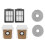 6 Pcs for  X70 / DEM-X70 Sweeping Accessories Mop Filter Dust Bags 4