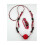 Kralen roodbruin - Gl04463 --- Productcode 59161 3