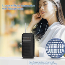 TAR1368 Portable Radio Entertainment Small for Pocket Broadcasting FM AM Radio for Elderly Long Endurance