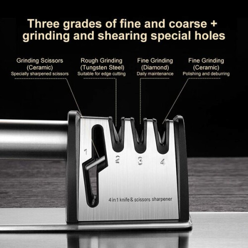 Hetang Yuese professional knife sharpener, 4-stage knife sharpener