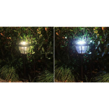 Lámpara solar LED Hetang Yuese para exteriores, jardín, valla solar impermeable