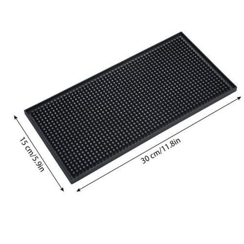 Hetang Yuese Rectangular Rubber Mixer - 30 x 15 x 1 cm - Black