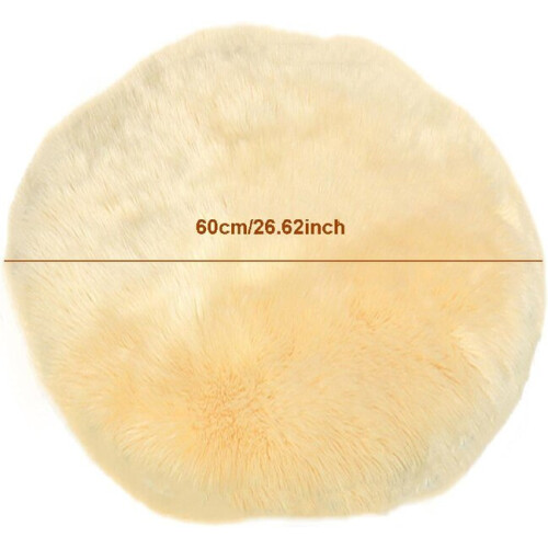 Hetang Yuese Στρογγυλό χαλί Shag Super Soft Touch
