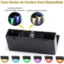 Hetang Yuese Pcs Gartenwegleuchte, kabellose solarbetriebene Leuchten