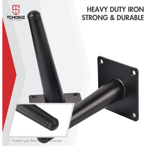 Pés de metal para móveis Hetang Yuese de 8 polegadas, conjunto de 4 peças.