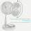 Cordless Folding Fan Cooling Wireless Portable Rechargeable Fan Gift 6