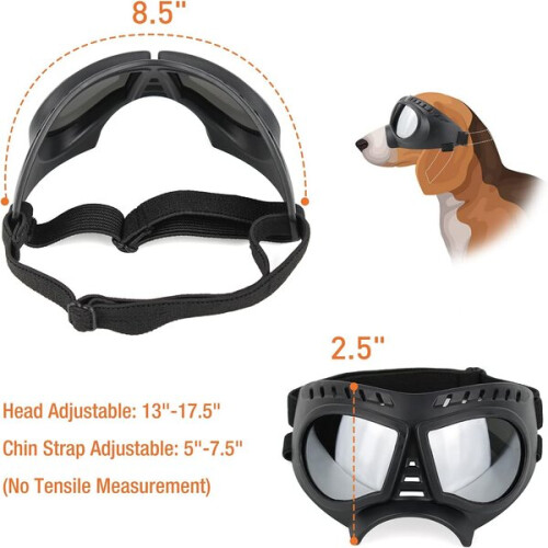 Gafas protectoras para perros Hetang Yuese. Gafas de sol protectoras para perros.