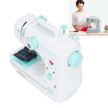 Machine à coudre pour débutants, 12 points, vitesse réglable, horizontale