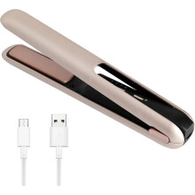 Mini Cordless Hair Straightener, Travel Flat Iron, Beautiful