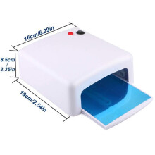 Lámpara secadora de uñas Hetang Yuese, lámpara LED UV para uñas de gel, 36 W.
