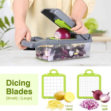 Multifunctionele 13-in-1 groentesnijder voor in de keuken met