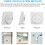 Hetang Yuese Waterproof Shower Clock, Touch Shower Timer 1