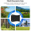 10W 4G SIM Card Solar Router with Solar Panel 20100mAh Battery Waterproof 50 Meter Coverage Range Solar Router 4