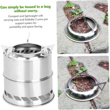 Réchaud à bois portable Hetang Yuese, mini réchaud de camping léger