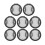8PCS Vacuum Filter for  2000 / 3000 Series Cordless Vacuum Cleaner Replacement XC2011 XC2012 Washable Filter Part 1