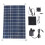 Pompe à eau solaire 50 W 800 L/h 12 V CC 1
