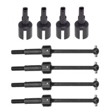 FBIL-8Pcs Metal CVD Drive Shaft & Common Gearbox Differential
