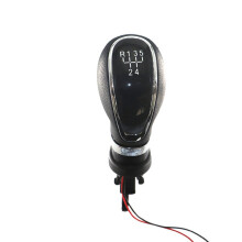 LED-autoversnellingspook met handmatige knop, 6 versnellingen