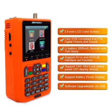IBRAVEBOX V9 SatFinder HD DVB-S/S2 3.5' LCD Digital Satellite Satfinder H.265 MPEG-4 DVB S S2 Satellite Meter Siginal Sat Finder EU Plug