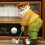 Hetang Yuese tuinkabouterbeeldje - Tuinfiguur - Kabouter - Golf Deco Buiten 5