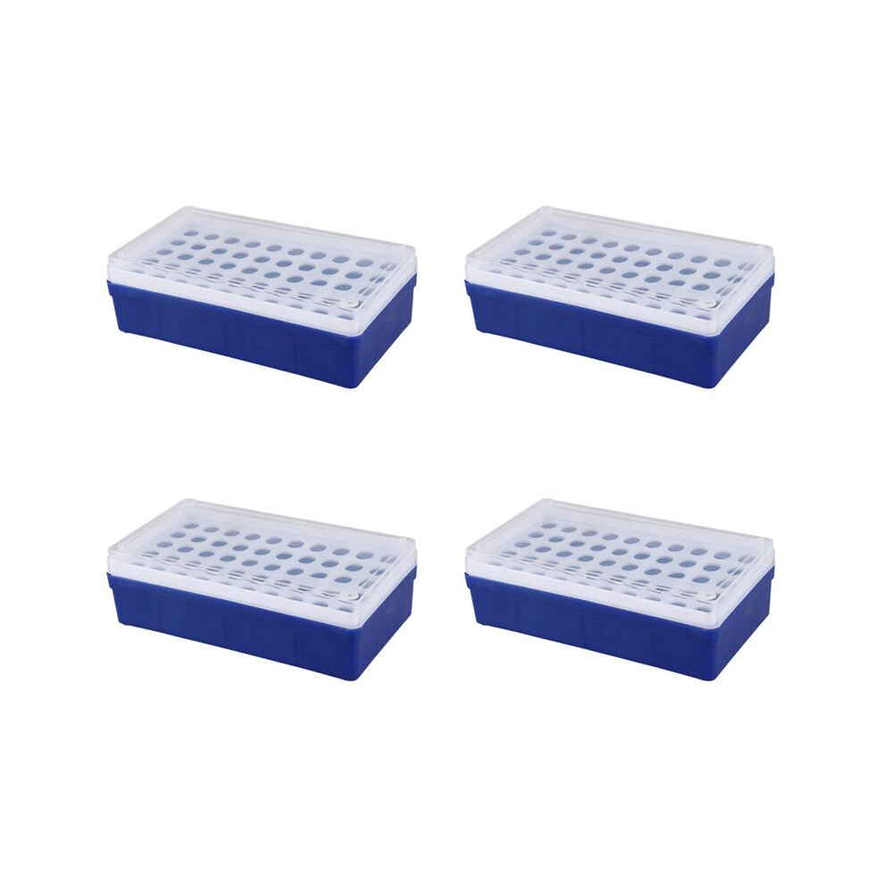 4X Laboratory Lab Plastic 50 Sockets 1.5Ml Centrifuge Tube Stand Holder Box 4712027003327