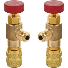 Hetang Yuese 2 Stück Adapter Flüssigkeitssicherheitsventil, R410A R22 a