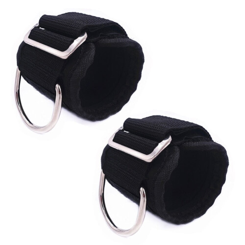1 Pair Adjustable D-Ring Ankle Strap with Buckle with Ankle Support Pr