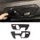 Για BMW X1 F48 2016 2017 2018 2 τεμάχια στυλ αυτοκινήτου από ανθρακονήματα 1