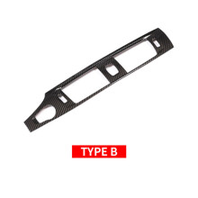 Για BMW X3 F25 2011-2017 Υφή από ίνες άνθρακα / ABS χρώμιο κέντρο