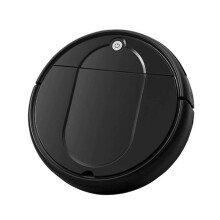 Balai Électrique Intelligent Sans Lavage, Faible Bruit, Forte Aspiration, pour le Ramassage des Poils D'Animaux, Outil de Nettoyage, Noir