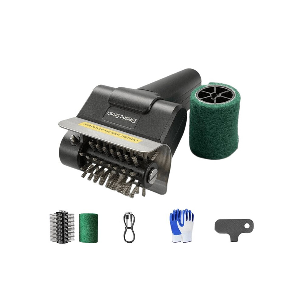 Electric Grill Brush Rechargeable Bbq Net Cleaner Brush Heavy Duty Scrubbing Brush For Camping Picnic Barbecue Grills 6031340525155