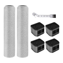 Accessoires pour Aspirateur Robot Eau et Poussière pour Truclean W30 Pro/E303HW : Brosse Principale et Filtre HEPA de Rechange