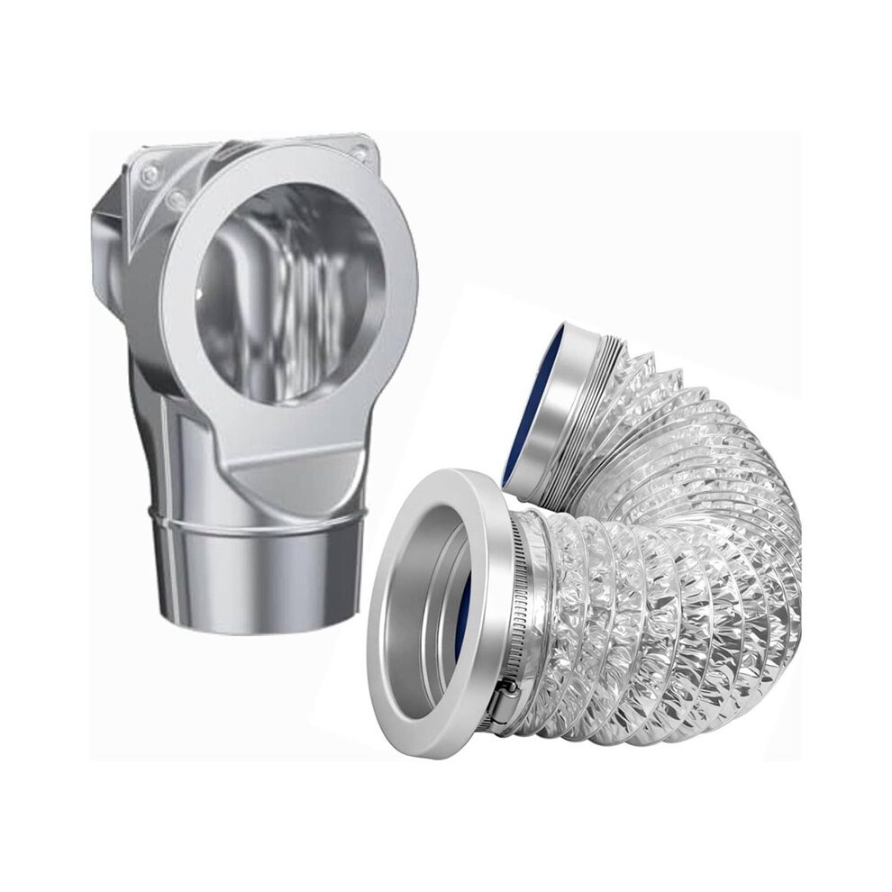 Magnetic Dryer Vent Coupling Connector Kit Dv-90 Dryer Vent Coupler Airtight Seal & Quick Connect 6033073651644