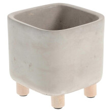 vaso da fiori, semplice contenitore per fiori in cemento, vaso da fiori creativo