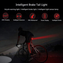 Feu arrière de vélo Hetang Yuese, feu arrière LED étanche
