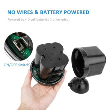 Lámpara de exterior con sensor de movimiento, resistente al agua, foco LED.