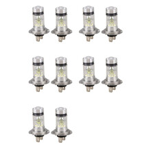 5 Pair High Power LED H7 Bulb 100W 20LED Car Fog Light Lamp Headlights 6000K White