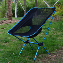 Tragbarer Camping-Strandstuhl, leichter, faltbarer Angel-Outdoor-Stuhl
