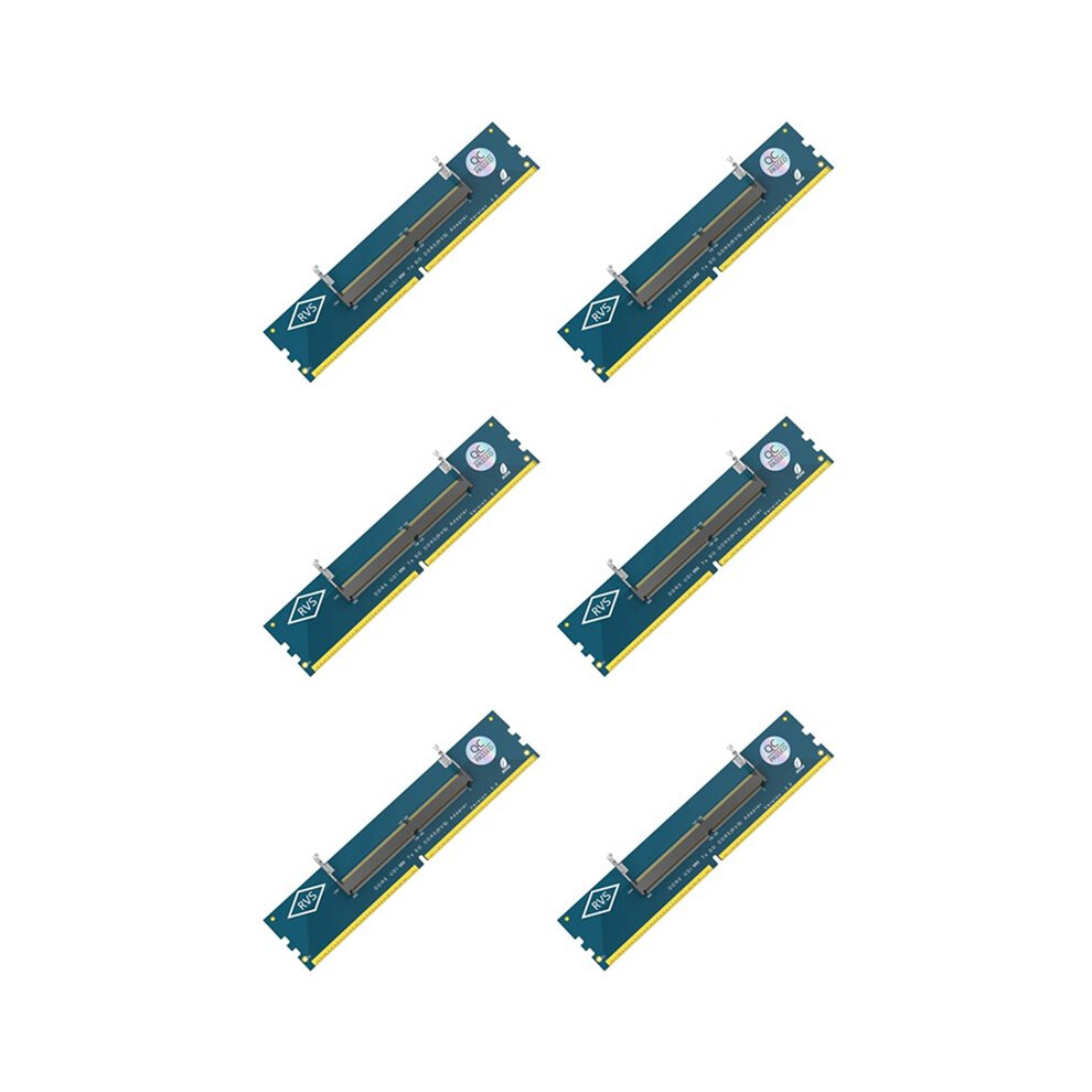 6X Laptop Ddr5 Ram To So Ddr5 U-Dimm Desktop Adapter Card, Memory Tester So Ddr5 To Ddr5 U-Dimm Converter 4712564493223