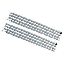 Conjunto de 2 varetas metálicas de 2 metros para barraca, ideal para camping e trilhas.