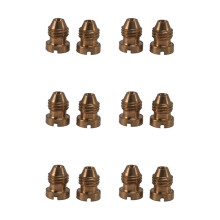 Foam Cannon Orifice Nozzle Tips, High Replacement Thread Nozzle for Snow Foam Lance, 1.0 mm, 12-Pack