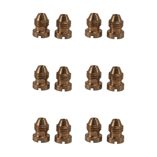 Foam Cannon Orifice Nozzle Tips, High Replacement Thread Nozzle for Snow Foam Lance, 1.0 mm, 12-Pack
