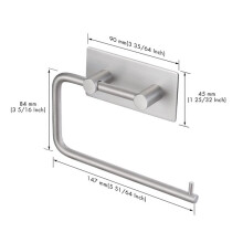 Porte-papier toilette autocollant Hetang Yuese en acier inoxydable