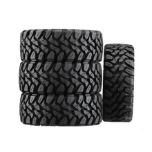 FBIL-4 stuks 64 mm 1,33 inch superzachte rubberen banden voor wielen van 1/