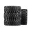 FBIL-4 peças 64 mm 1,33 polegadas Rodas de borracha super macia para 1/ 1